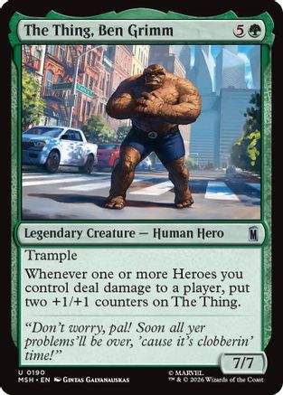 The Thing, Ben Grimm  [Marvel Super Heroes]