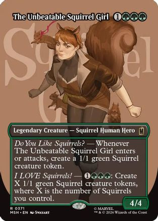 The Unbeatable Squirrel Girl (Borderless)  [Marvel Super Heroes] Foil