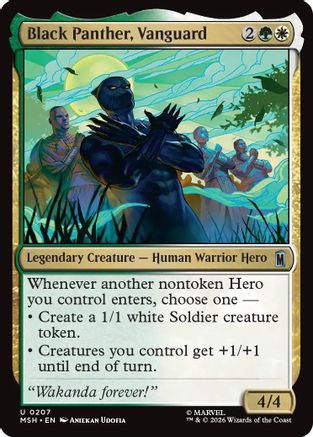 Black Panther, Vanguard  [Marvel Super Heroes] Foil