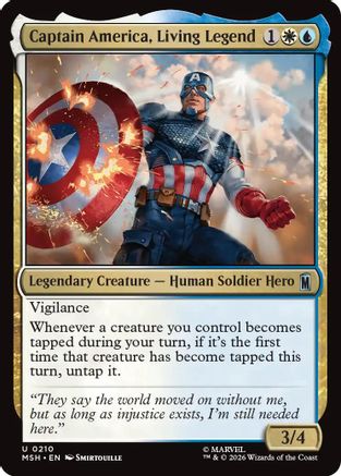 Captain America, Living Legend  [Marvel Super Heroes]