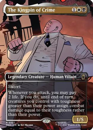 The Kingpin of Crime (Borderless) (0327)  [Marvel Super Heroes]