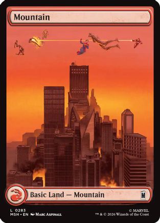 Mountain (0283)  [Marvel Super Heroes] Foil