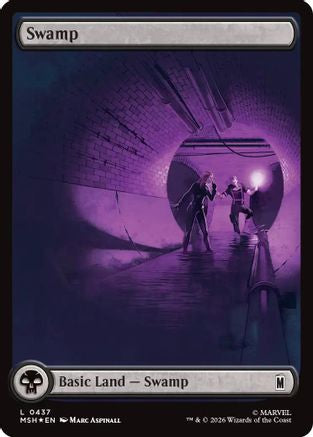Swamp (0437) (Surge Foil)  [Marvel Super Heroes] Foil