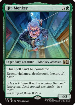 Hit-Monkey  [Commander: Marvel Super Heroes] Foil