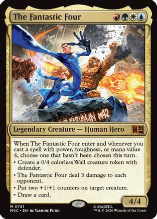The Fantastic Four  [Commander: Marvel Super Heroes]
