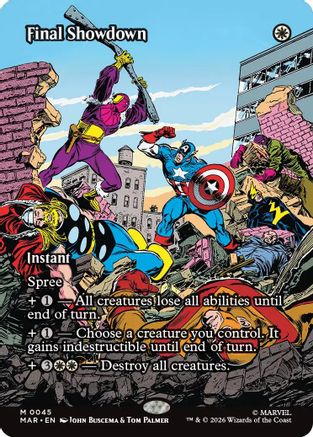 Final Showdown (Borderless)  [Marvel Universe Eternal-Legal]