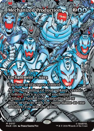 Mechanized Production (Borderless)  [Marvel Universe Eternal-Legal] Foil