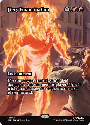Fiery Emancipation (Borderless)  [Marvel Universe Eternal-Legal]