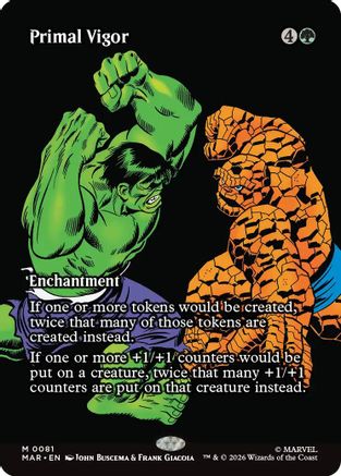 Primal Vigor (Borderless)  [Marvel Universe Eternal-Legal]