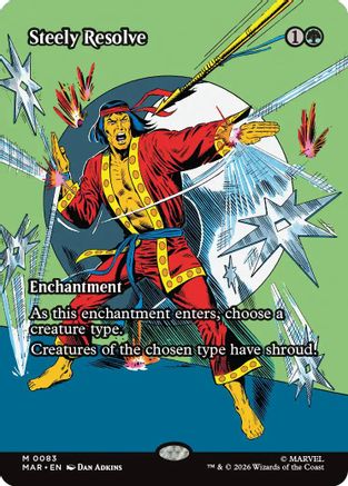 Steely Resolve (Borderless)  [Marvel Universe Eternal-Legal]