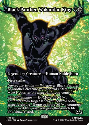Black Panther, Wakandan King (Borderless)  [Marvel Universe Eternal-Legal]