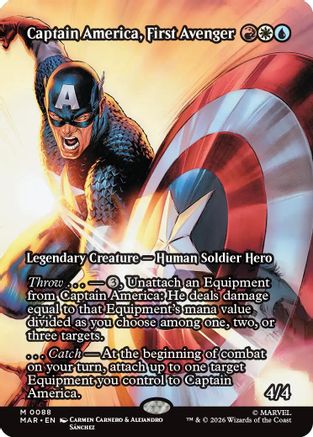 Captain America, First Avenger (Borderless)  [Marvel Universe Eternal-Legal]