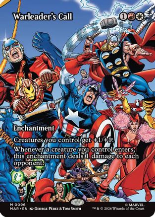 Warleader's Call (Borderless)  [Marvel Universe Eternal-Legal] Foil
