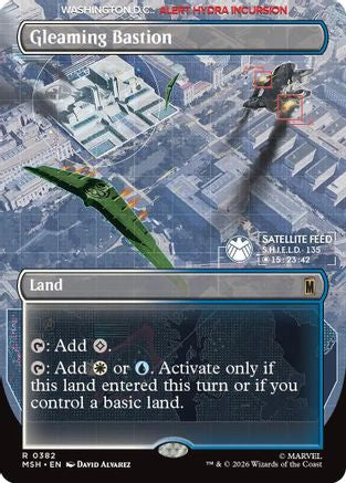 Gleaming Bastion (Borderless)  [Marvel Super Heroes] Foil