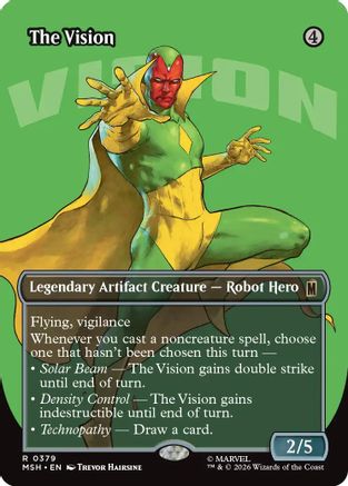 The Vision (Borderless)  [Marvel Super Heroes] Foil