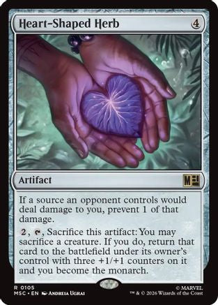 Heart-Shaped Herb (Surge Foil)  [Commander: Marvel Super Heroes] Foil