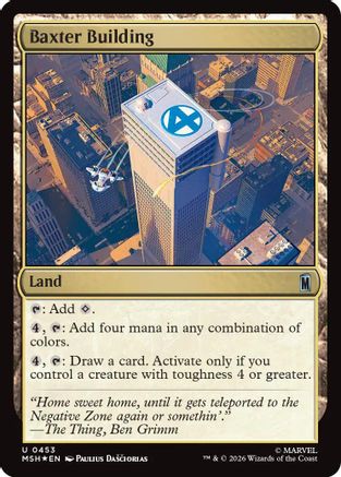 Baxter Building (Surge Foil)  [Marvel Super Heroes] Foil