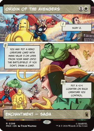 Origin of the Avengers (Borderless)  [Marvel Super Heroes] Foil