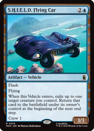 S.H.I.E.L.D. Flying Car  [Marvel Super Heroes] Foil