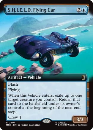 S.H.I.E.L.D. Flying Car (Extended Art)  [Marvel Super Heroes]
