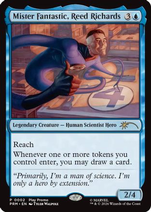 Mister Fantastic, Reed Richards  [Standard Showdown Promos] Foil