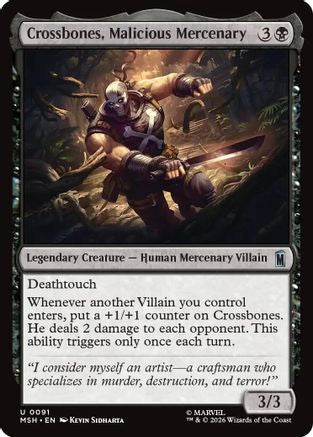 Crossbones, Malicious Mercenary  [Marvel Super Heroes] Foil