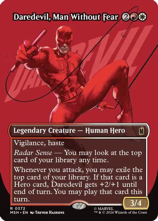 Daredevil, Man Without Fear (Borderless) (0372)  [Marvel Super Heroes]