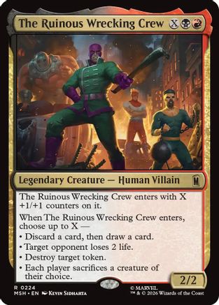 The Ruinous Wrecking Crew  [Marvel Super Heroes]