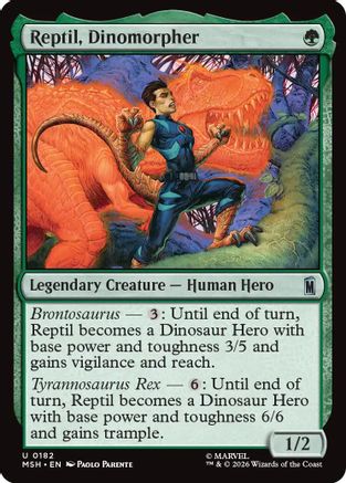 Reptil, Dinomorpher  [Marvel Super Heroes]