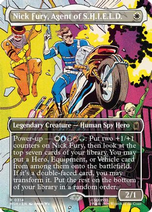 Nick Fury, Agent of S.H.I.E.L.D. (Borderless)  [Marvel Super Heroes] Foil