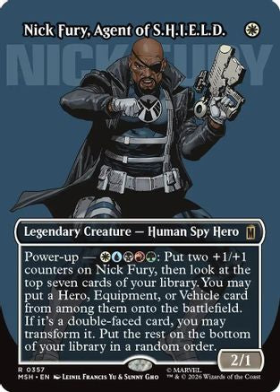 Nick Fury, Agent of S.H.I.E.L.D. (Borderless) (0357)  [Marvel Super Heroes]