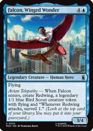 Falcon, Winged Wonder  [Marvel Super Heroes] Foil