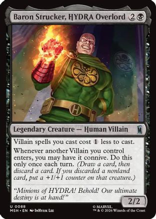 Baron Strucker, HYDRA Overlord  [Marvel Super Heroes]