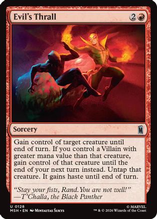 Evil's Thrall  [Marvel Super Heroes]