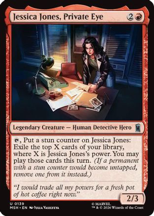 Jessica Jones, Private Eye  [Marvel Super Heroes] Foil