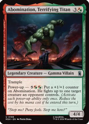 Abomination, Terrifying Titan  [Marvel Super Heroes] Foil