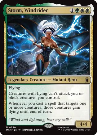 Storm, Windrider  [Marvel Super Heroes] Foil