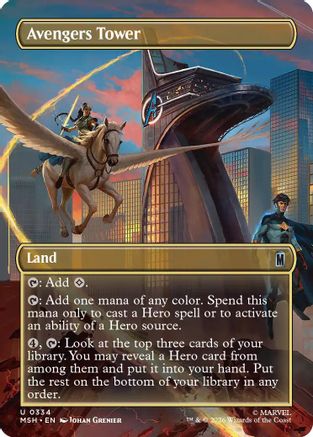 Avengers Tower (Borderless)  [Marvel Super Heroes] Foil