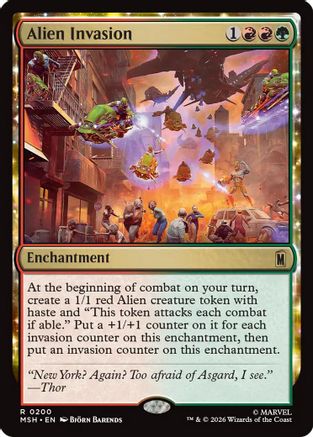 Alien Invasion  [Marvel Super Heroes] Foil