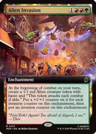 Alien Invasion (Extended Art)  [Marvel Super Heroes]