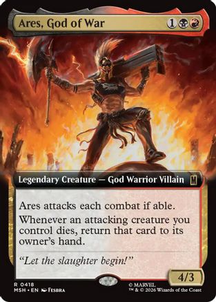 Ares, God of War (Extended Art)  [Marvel Super Heroes] Foil