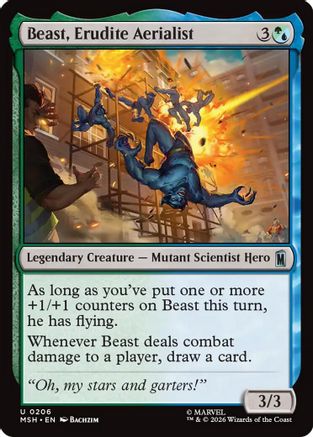 Beast, Erudite Aerialist  [Marvel Super Heroes]