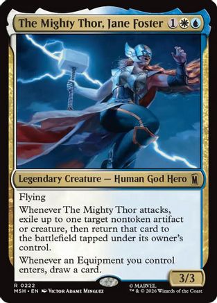 The Mighty Thor, Jane Foster  [Marvel Super Heroes] Foil