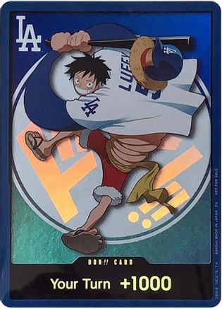 DON!! Card (LA Dodgers 2026 Promo) - [One Piece Promotion Cards] Foil
