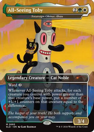 All-Seeing Toby - Sovereign Okinec Ahau  [Secret Lair Drop Series] Foil