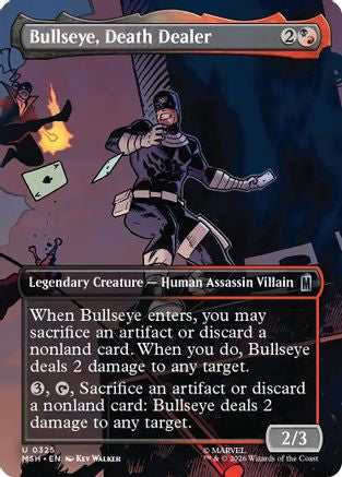 Bullseye, Death Dealer (Borderless)  [Marvel Super Heroes] Foil