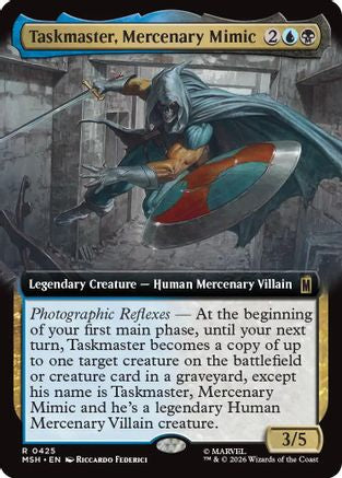 Taskmaster, Mercenary Mimic (Extended Art)  [Marvel Super Heroes] Foil