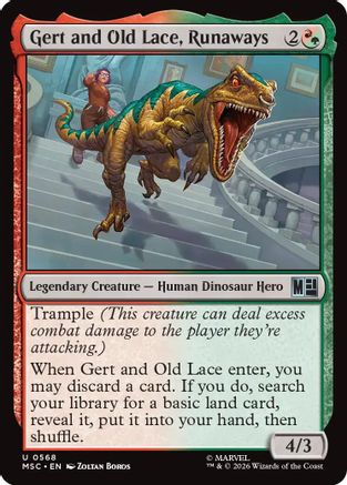 Gert and Old Lace, Runaways  [Marvel Super Heroes] Foil