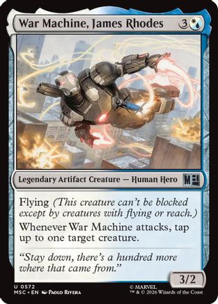 War Machine, James Rhodes  [Marvel Super Heroes] Foil