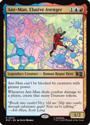 Ant-Man, Elusive Avenger  [Commander: Marvel Super Heroes] Foil